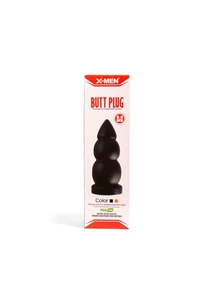 Nagy anális dildó X-men 24 cm butt plug fekete