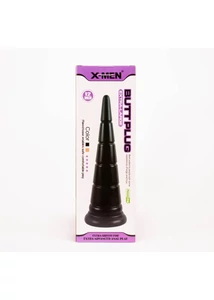 Óriás tágító kúp 30 cm X-MEN 12 inch Butt Plug Black