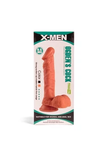Tapadótalpas dildó X-men ogden's 16,5 cm-es cock flesh