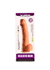 Fitymás makkú nagy dildó X-men realistic 25,4 cm flesh