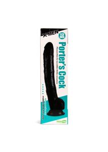 Nagy felálló farok másolat X-men porter's 13 cock fekete 33 cm