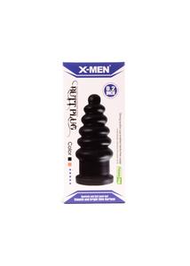 Nagy fenékdugó X-men 32 cm-es butt plug fekete