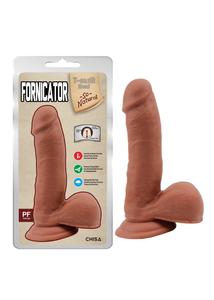 Tapadótalpon valósághű dildó Fornicator latin