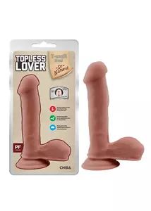 Tapadótalpon műpénisz Topless lover flesh