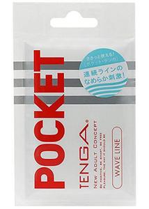 Maszturbátor fehér Pocket tenga wave line