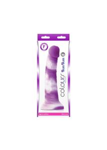 Tapadótalpas műpénisz Colours yum yum 8 dildó purple