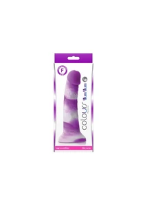 Tapadótalpas műpénisz Colours yum yum 6 dildó purple