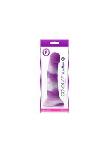Tapadótalpas műpénisz Colours yum yum 6 dildó purple