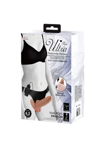 Felcsatolható kettős vibrátor Ultra passionate harness 7