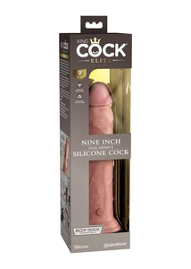 Valósághű hímvessző dual density silicone cock light 23 cm
