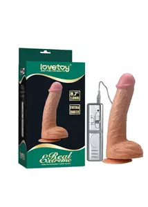 Tapadótalpas vibrátor 8.7 real extreme extra girth vibrating 22 cm