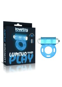 Világító vibrátoros péniszgyűrű Lumino play vibrating penis ring