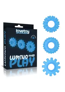 Péniszgyűrű készlet világító Lumino play penis ring 3 db