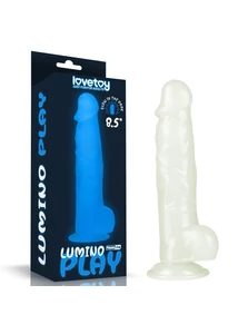 Világító dildó tapadókorogos 8.5 lumino play dildo 22 cm