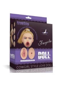 Testszínű szexbaba Cowgirl style love doll flesh
