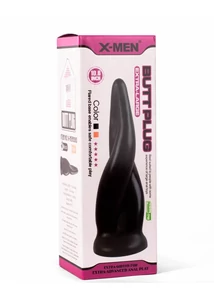 Anális dildó fekete X-men 10.6 extra large butt plug