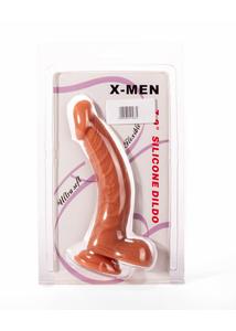 X-men szilikon herés dildó - silicone dildo flesh 20 cm
