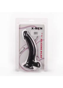 X-men fekete, herés szilikon dildó 20 cm
