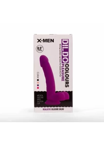 X-men testszínű herés dildó 21,5 cm - colour pleasure flesh 1