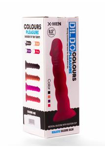 Testszínű dildó 21,5 cm - X-men colours pleasure flesh