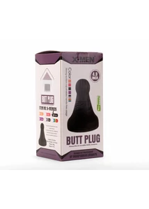 X-men análtágító, butt plug black 13 cm