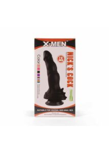 X-men nick's fekete dildó 17.7 cm