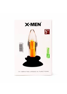 X-men vibrátoros análtágító - 10 speeds vibrating plug