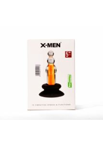 Vibrációs kerekfejű anál plug  X-men 10 speeds vibrating beaded plug
