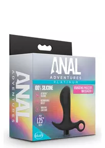 Prosztata vibrátor Anal adventures masszírozó 01 fekete