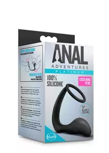 Anal adventures péniszgyűrű anál dildóval