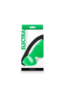 Electra zöld szemkötő elasztikus fejpánttal