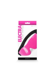 Electra rózsaszín szemkötő elasztikus fejpánttal