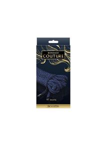 Szatén kötél Bondage couture rope - kék