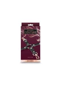 Kötöző kereszt Bondage couture hog tie - fekete