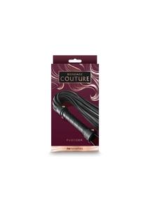 Korbács Bondage couture flogger - fekete