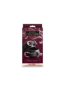 Bilincs boka mandzsetta Bondage couture ankle cuffs - fekete