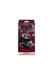 Bilincs boka mandzsetta Bondage couture ankle cuffs - fekete