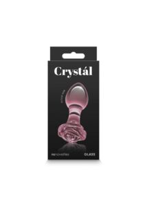 Anál kristályrózsa fenékdugó Crystal rose - pink