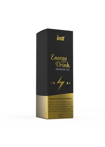 Melegítős, ehető masszázs gél - energiaital 30 ml