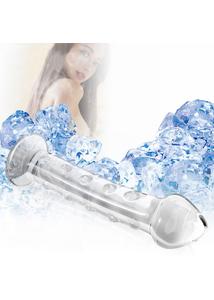 Üvegdildó talpas Glass romance clear