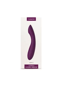 Csikló és G-pont vibrátor Svakom Amy 2 violet