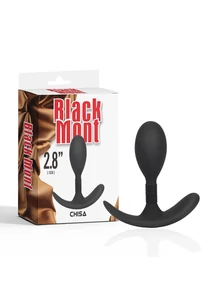 Popsi izgató Anal play plug (s méret) Black Mont