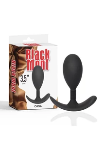 Popsi izgató Anal play plug (m méret) Black Mont