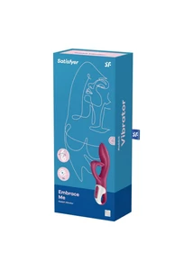 Csiklókaros nyúl vibrátor Satistyer Embrace me berry