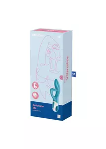 Csiklókaros nyúl vibrátor Satisfyer Embrace me turquoise