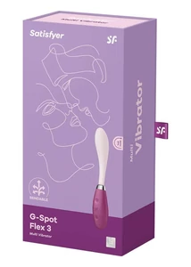 G-pont vibrátor 19 cm Satisfyer G-spot flex 3 red