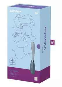 G-pont vibrátor Satisfyer G-spot flex 3 szürke