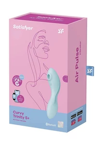 Okos vibrátor 3in1 Satisfyer Curvy trinity 5+ blue