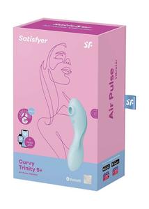 Okos vibrátor 3in1 Satisfyer Curvy trinity 5+ blue