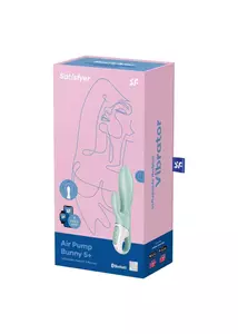 Állítható vastagságú csikókaros vibrátor Satisfyer Air pump bunny 5+ mint